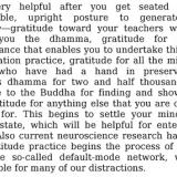 Gratitude helps shut down distractions during meditation