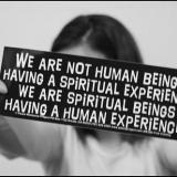 We are not human beings having a spiritual experience ...