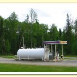 The gas station in Talkeetna, Alaska