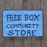 Sign for the 'Free Store' in Talkeetna, Alaska