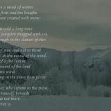 snow man, wallace stevens