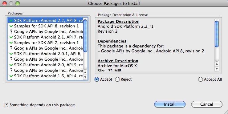 Android ADT Eclipse installation