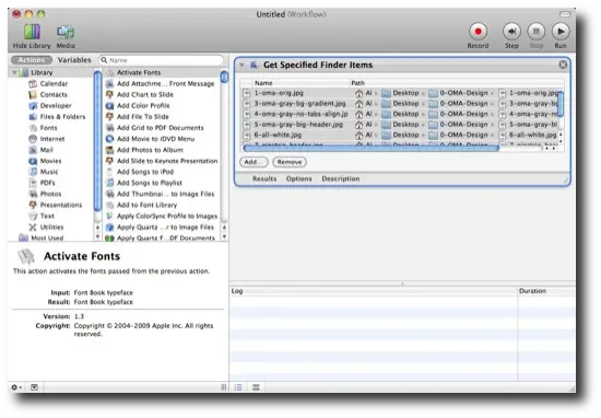 Mac Automator - batch image resizing