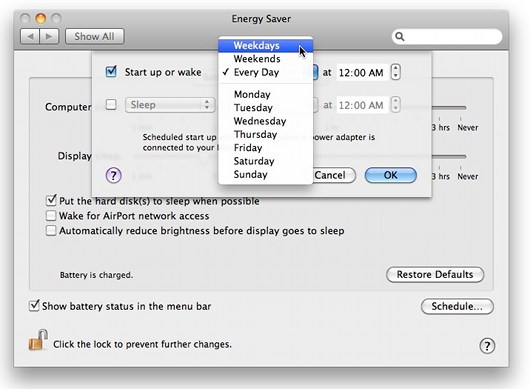 how to wake up mac os