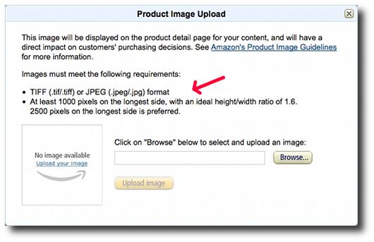 Amazon Kindle eBook cover specifications (height and width)