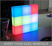Geek gift idea, Christmas/Holiday 2009, LED Panel Lamp