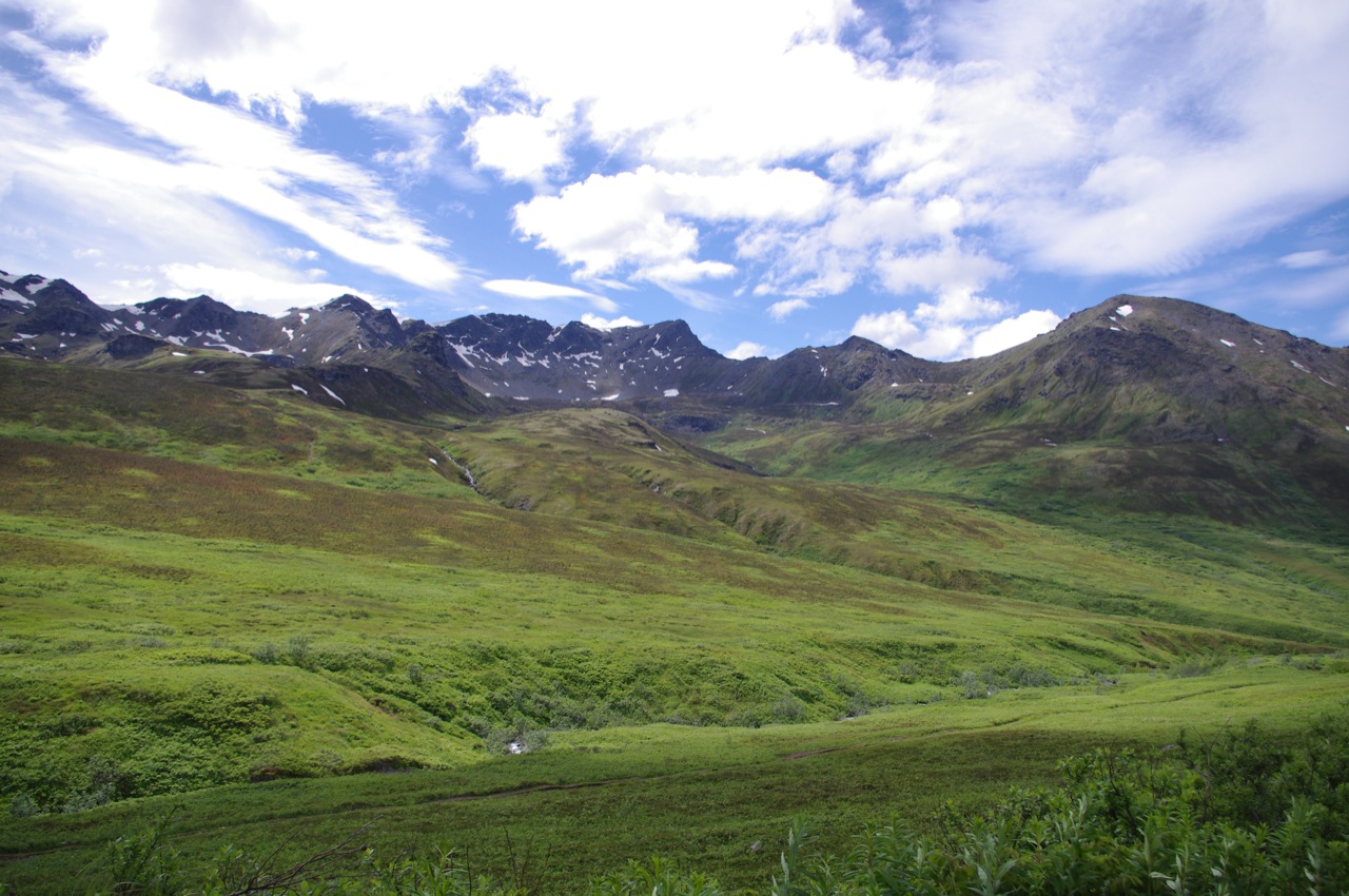 Mountains in Hatcher Pass, Alaska