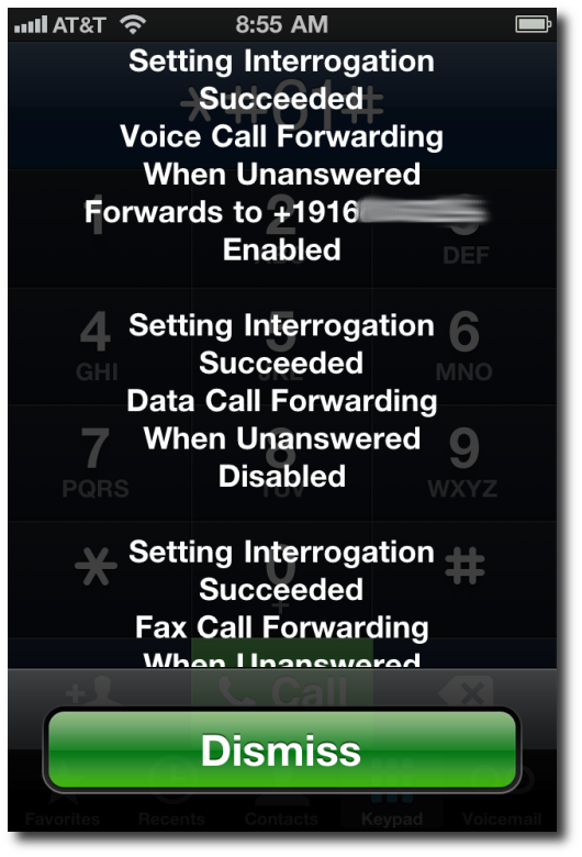 Changing the iPhone ring length, Step 1