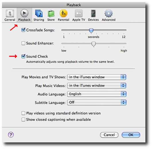 mac control equilizer for volume