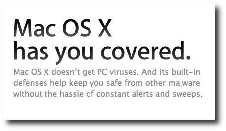 Mac OS X antivirus malware software - Apple statement