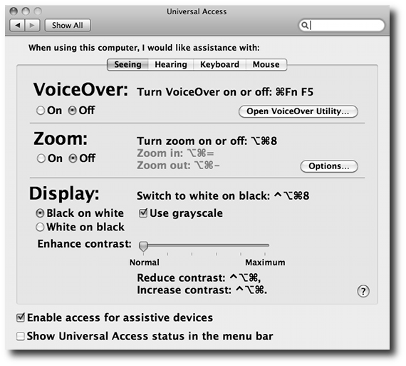 Make Your Mac Os X Display Black And White Grayscale Alvinalexander Com