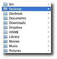 Mac OS X folder size - Step 1