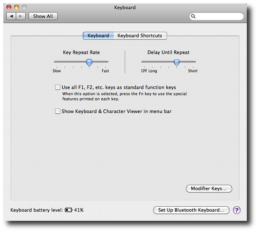 osx keyboard shortcuts symbols