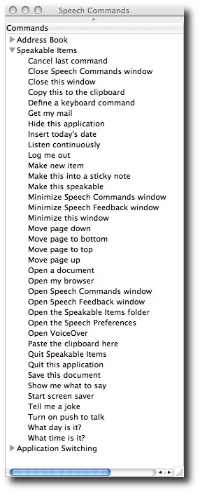 Mac speech recognition software commands