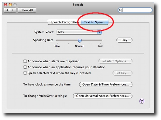 mac os x tts voices