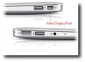 MacBook Air Mini DisplayPort - external monitor adapter