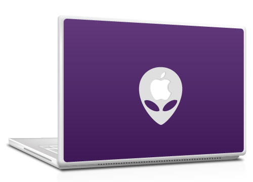 MacBook skin - alien art/design