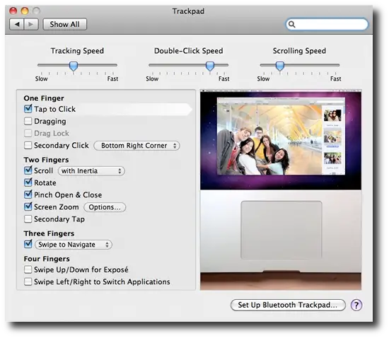 MacBook trackpad is too stiff, hard to click - tap to click setting